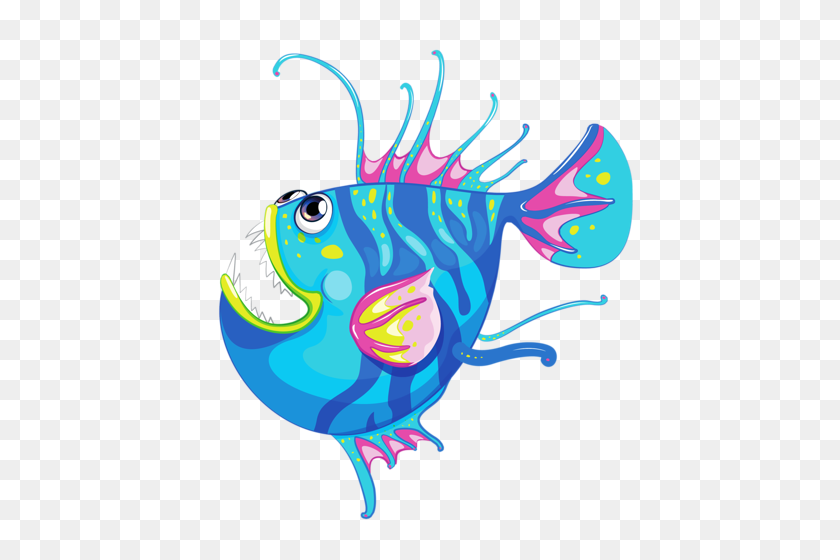 461x500 Multiashnye Rybki I Morskie Zverushki Figuras Animadas - Cartoon Fish PNG