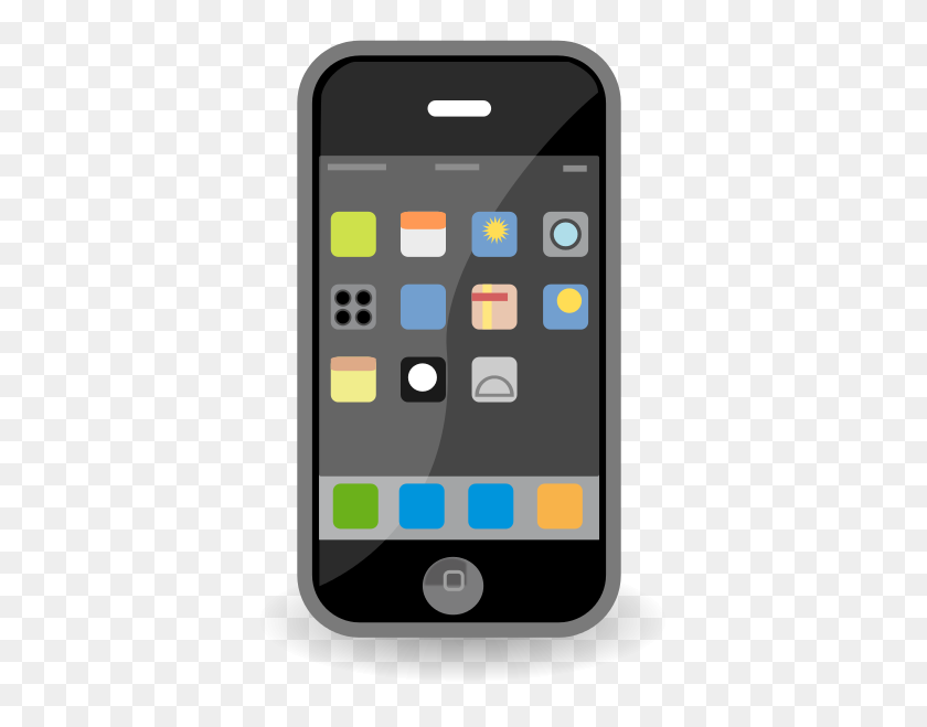 392x599 Multimedia Player Iphone - Iphone PNG