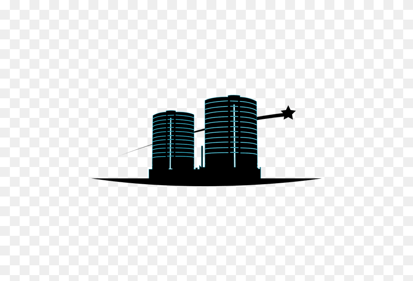 512x512 Multistory Buildings Icon - City Buildings PNG