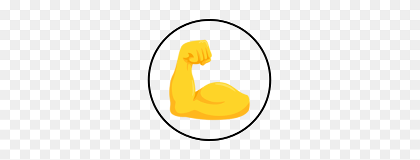 261x261 Muscle Emoji Vector The Motocross Conditioning Coach - Muscle Emoji PNG