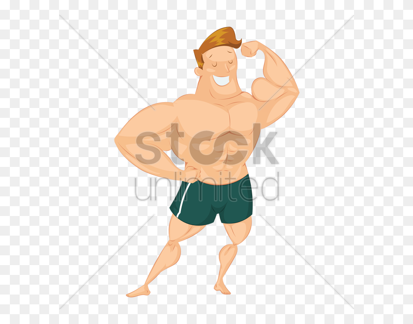 600x600 Muscular Man Vector Image - Muscle Man PNG