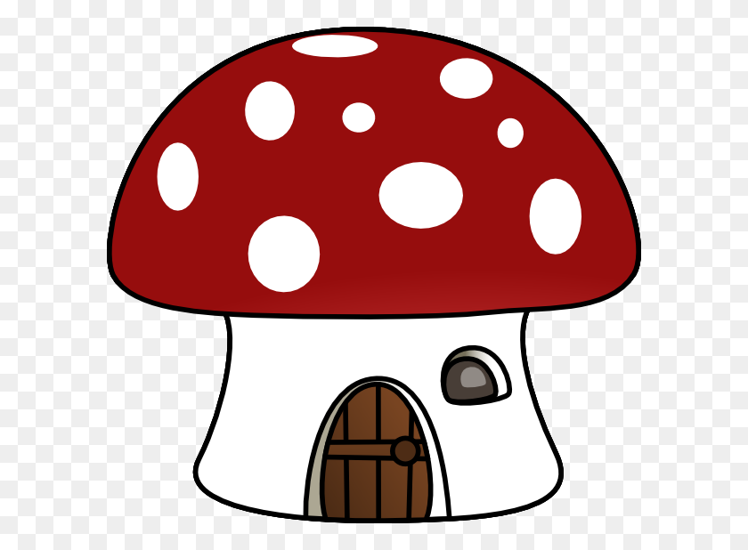 600x558 Mushroom Clip Art - Smurf Clipart