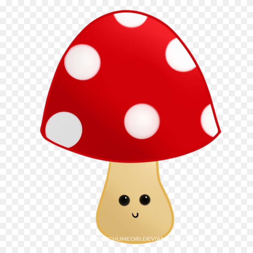 894x894 Mushroom Clipart Face - Mushroom PNG
