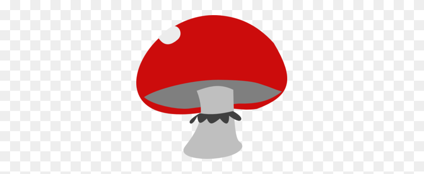 299x285 Mushroom Clipart Red Mushroom - Mushroom PNG