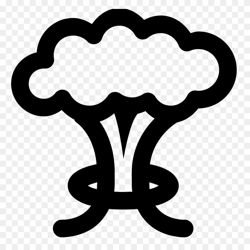 1600x1600 Mushroom Cloud Icon - Mushroom Cloud PNG