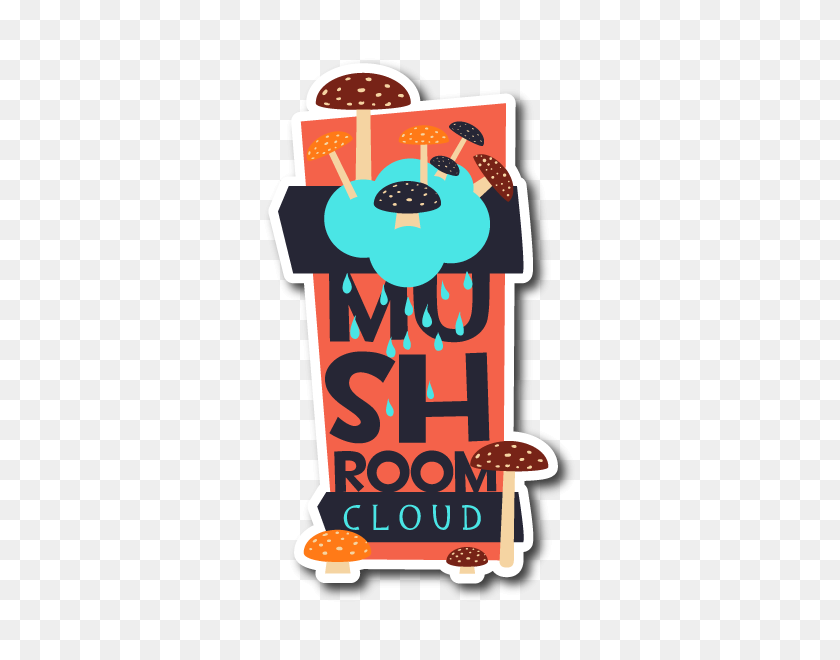 600x600 Mushroom Cloud Sticker Vinyl Stickers Marijuana Stickers - Mushroom Cloud PNG