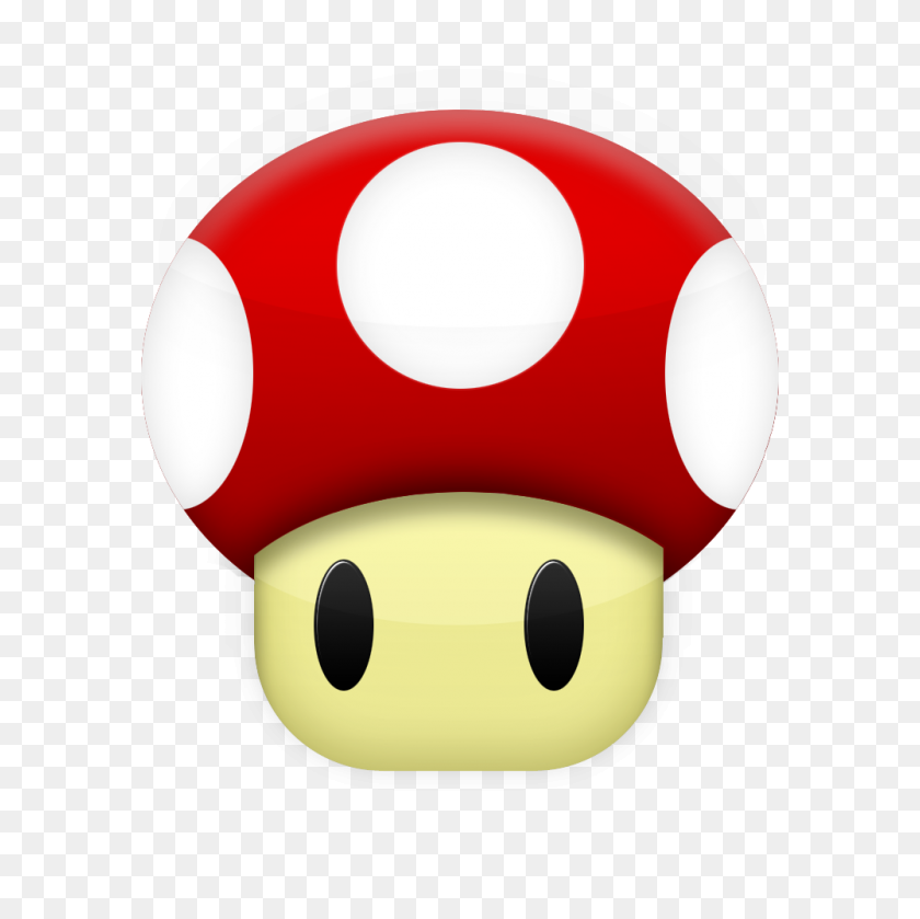 1000x1000 Mushroom From Mario - Mario Mushroom PNG