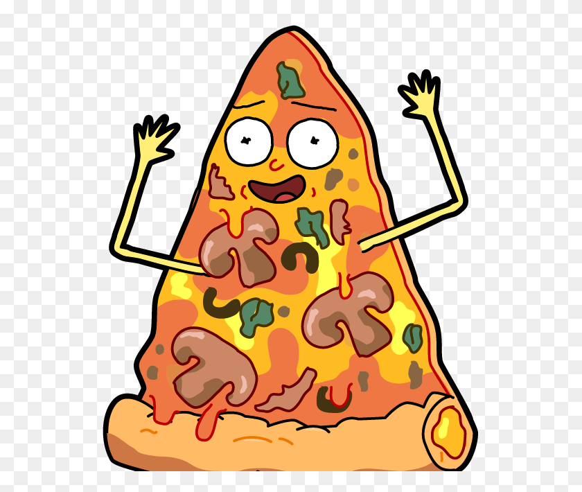 562x650 Pizza De Hongos Morty Rick Y Morty Wiki Fandom Powered - Pizza De Hongos De Imágenes Prediseñadas