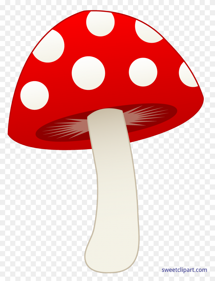 3584x4768 Mushroom Red White Clip Art - Red Square Clipart