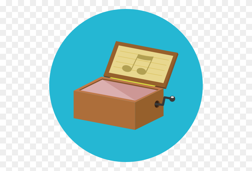 512x512 Caja De Música - Clipart De Caja De Música