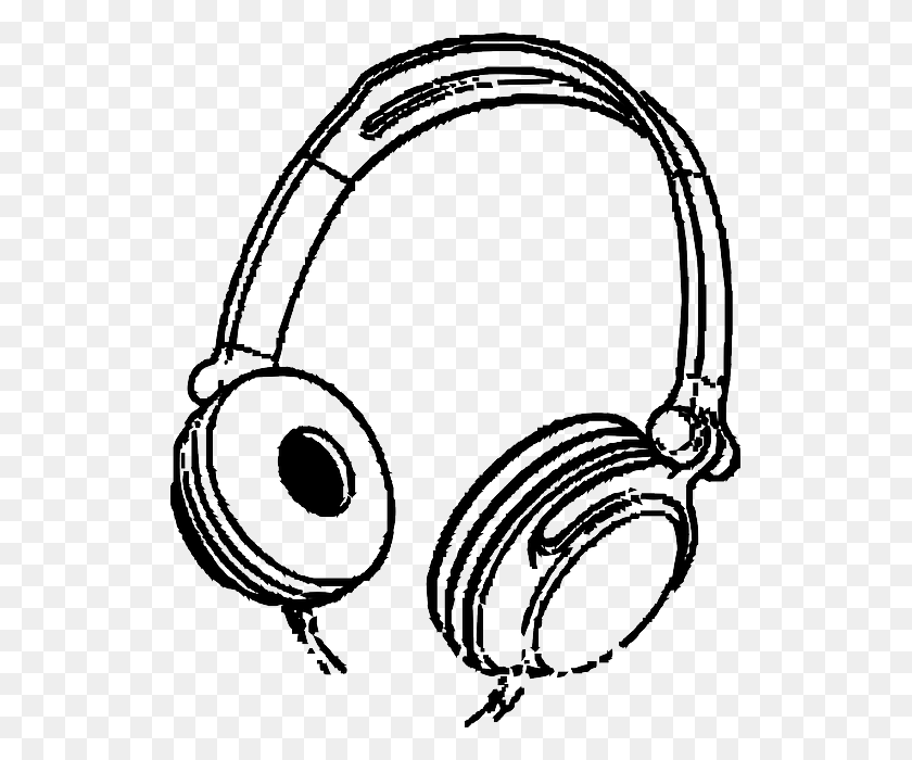 525x640 Música De Dibujos Animados De Auriculares Oídos De Auriculares - Dibujos Animados De Auriculares Png