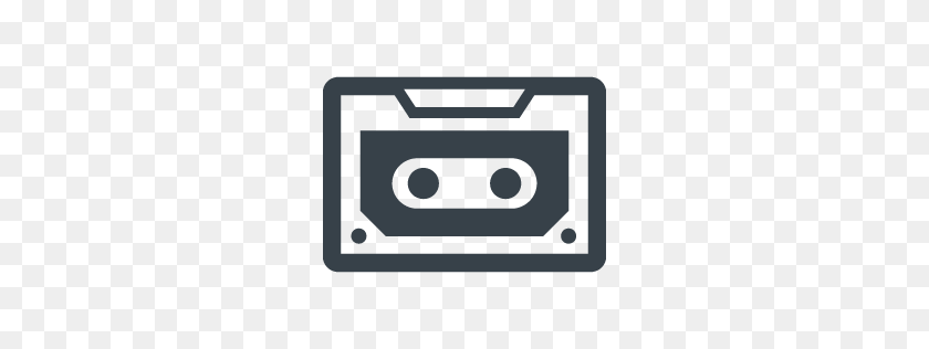 256x256 Music Cassette Tape Free Icon Free Icon Rainbow Over - Cassette Tape PNG