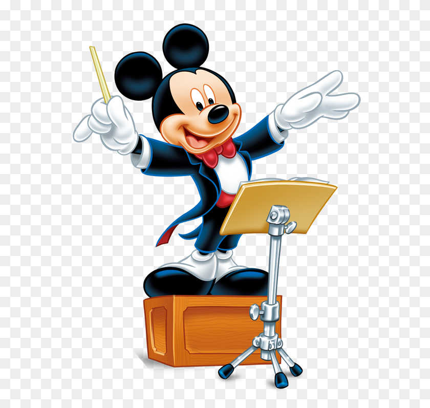 600x737 Music Clipart Disney - Disney Characters Clipart
