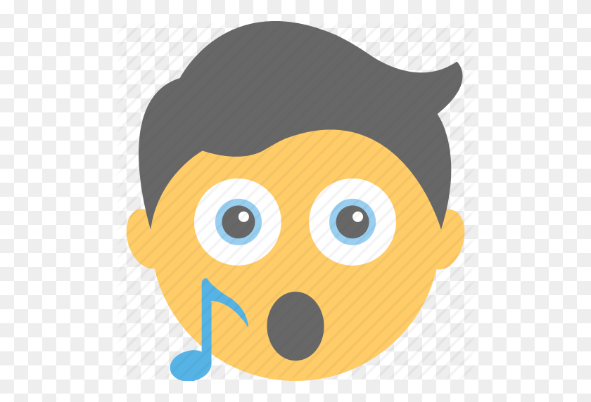 512x512 Music Emoji, Music Note, Singing, Smiley, Whistle Icon - Music Emoji PNG