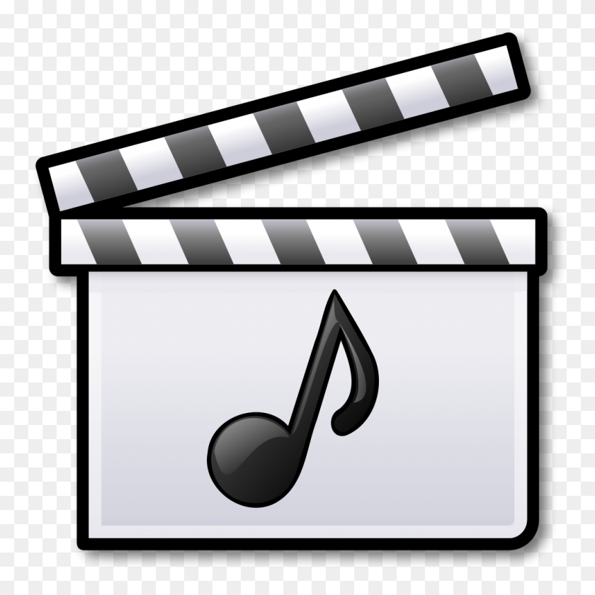 1024x1024 Music Film Clapperboard - PNG Music