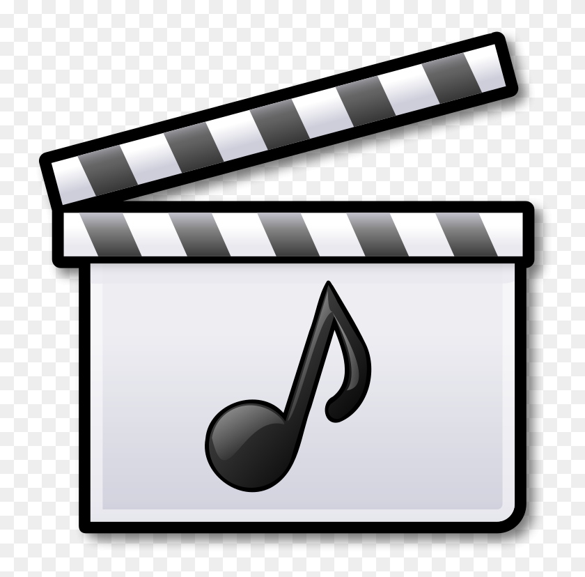 768x768 Music Film Clapperboard - Movie Clapper PNG
