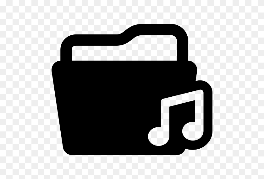 512x512 Music Folder Png Icon - Folder PNG