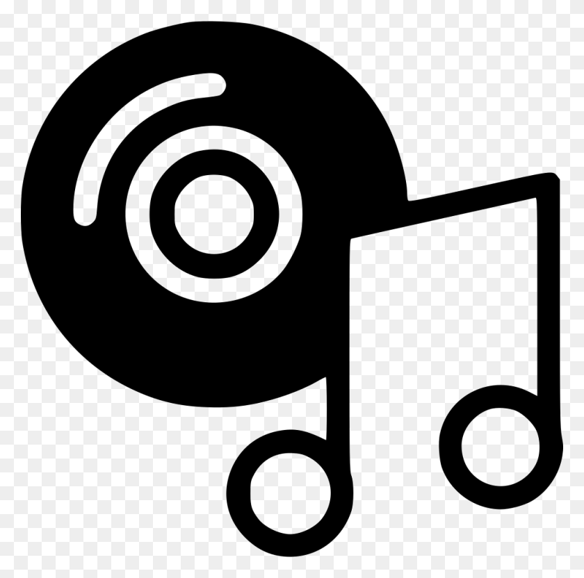 980x970 Music Note Cd Dvd Png Icon Free Download - Dvd PNG