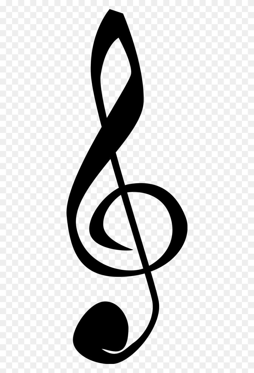 400x1175 Music Note Clipart No Background - Music Notes Clipart No Background