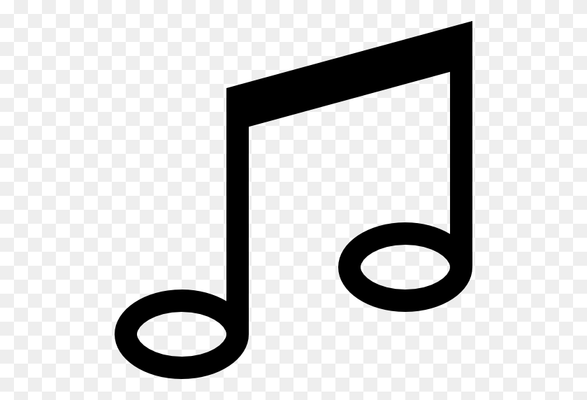 512x512 Music, Note Icon Free Of Simpleicon Multimedia - Music Note Icon PNG