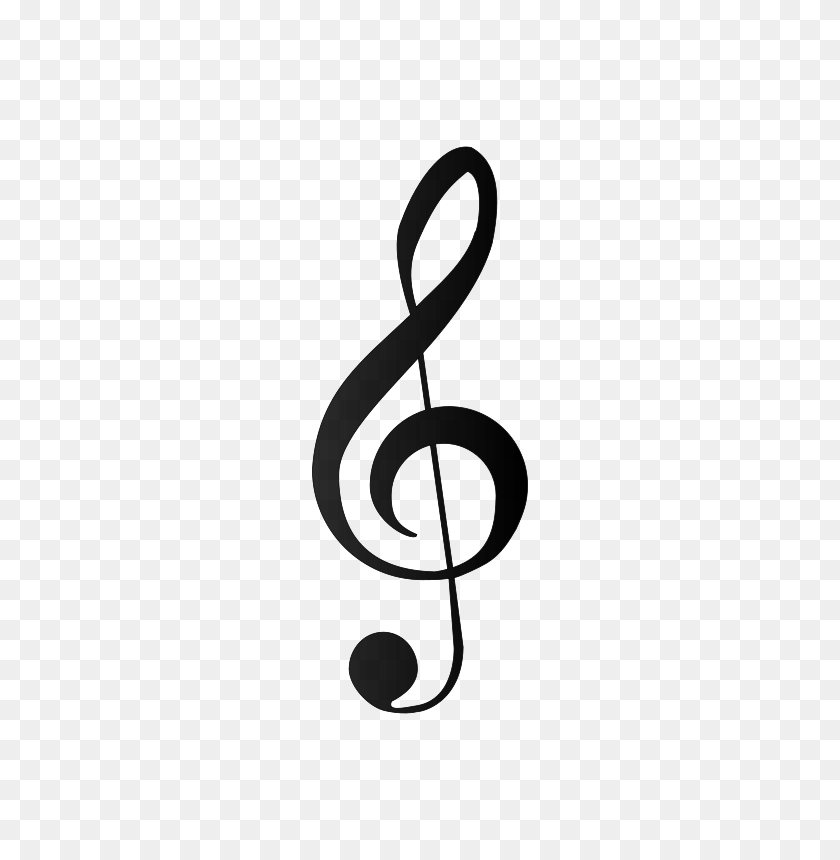 566x800 Music Notes Black And White Free Music Note Clip Art - Guitar Clipart Black And White
