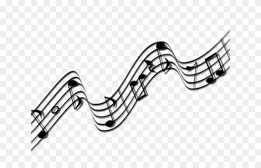 640x480 Music Notes Clipart Black And White - Slide Clipart Black And White