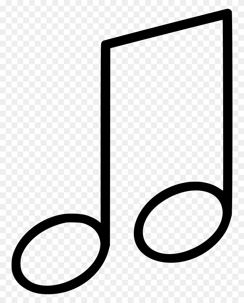 762x980 Music Notes Png Icon Free Download - White Music Notes PNG