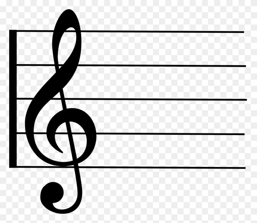 840x720 Music Notes Png Images Free Download, Note Clef Png - Music Clipart Transparent