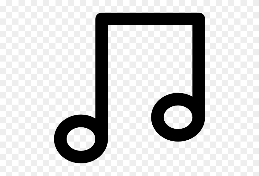 512x512 Значок Музыкальный Символ - Музыкальный Символ Png