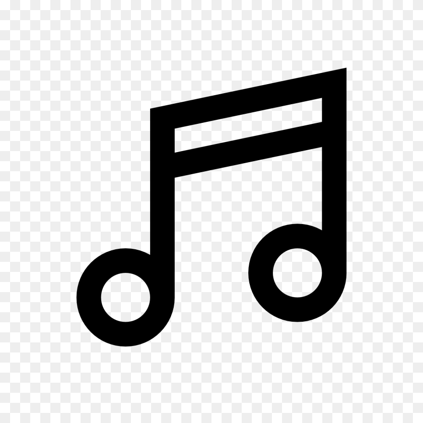 1600x1600 Музыкальные Символы Png Галерея Изображений - Белая Музыкальная Нота Png