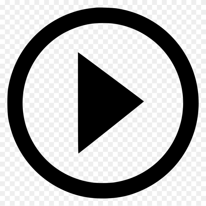 980x982 Descarga Gratuita De Icono Png De Función De Reproducción De Video Musical - Png Video Com