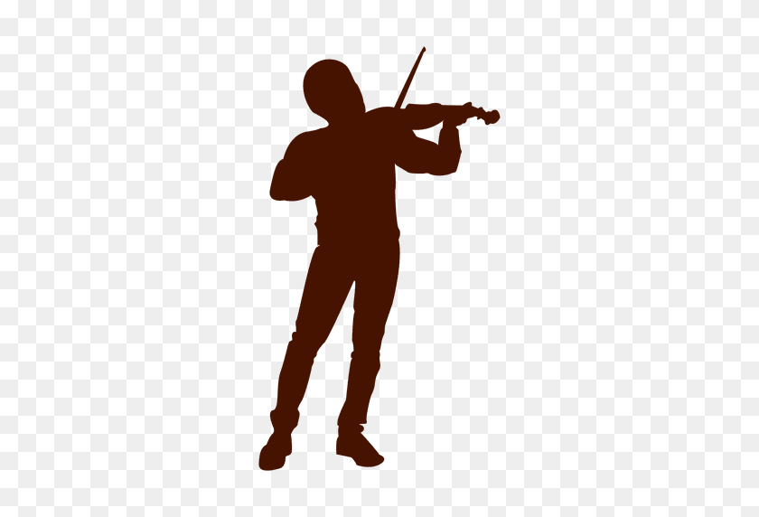 512x512 Music Violin Musician Silhouette - Violin PNG
