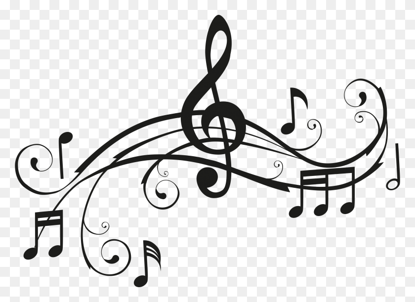 2364x1672 Musical Clipart Art Music - Music Images Free Clipart