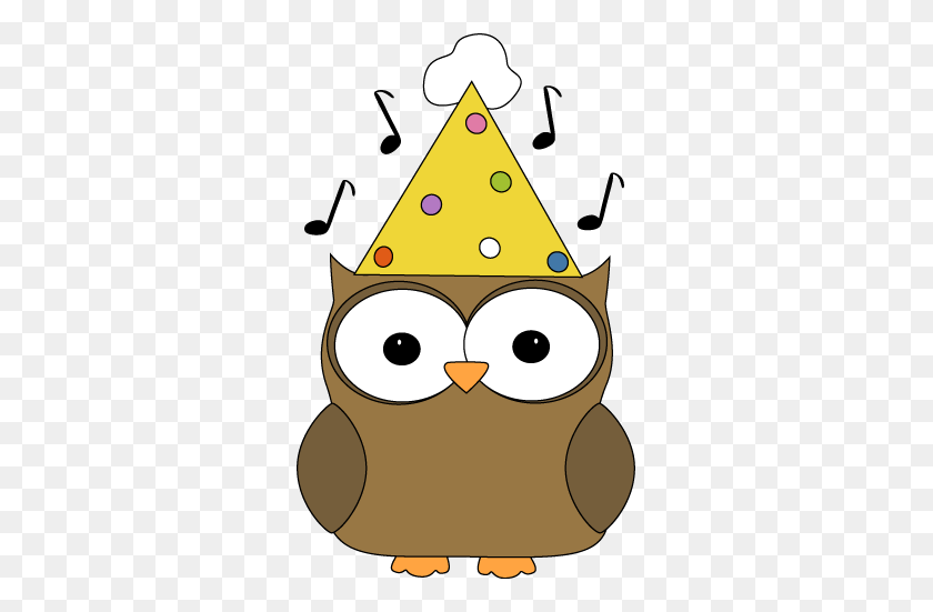 305x491 Musical Clipart Owl - Listening To Music Clipart