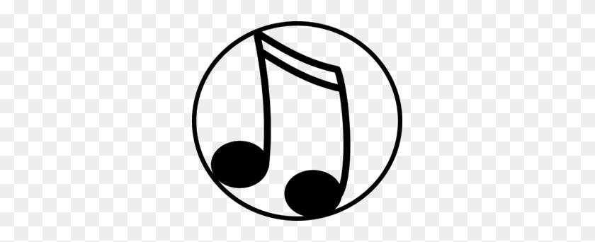 297x282 Musical Cliparts - Listening To Music Clipart Black And White