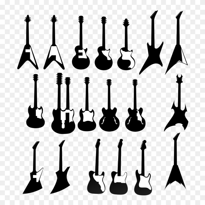 800x800 Musical Instruments Clip Art - Trombone Clipart Black And White