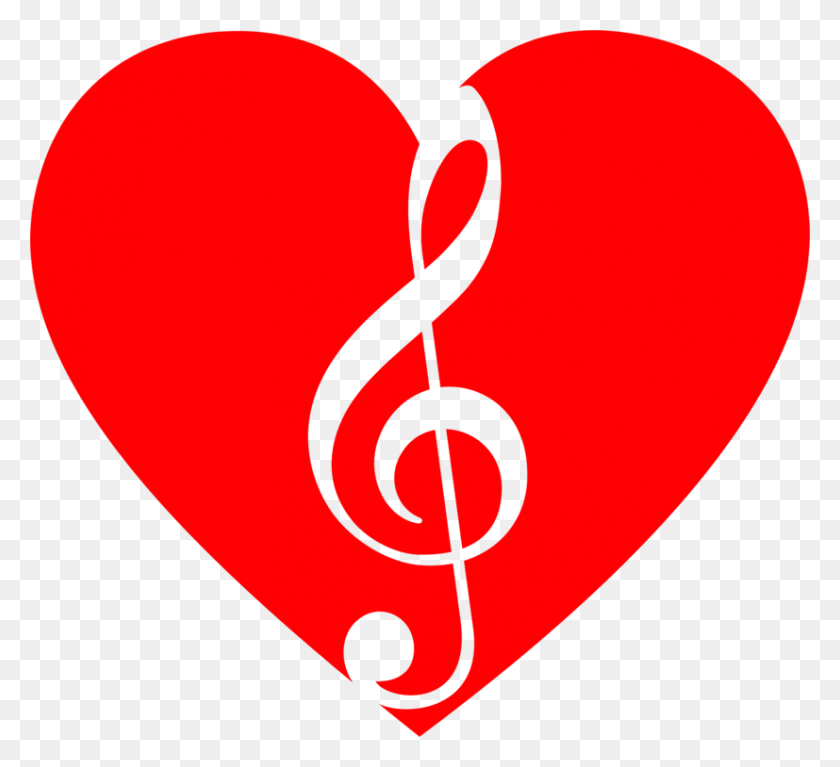 827x750 Musical Note Musical Theatre Clef Youtube Heart - Theatre PNG