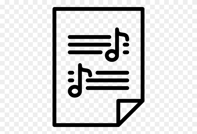 512x512 Musical Notes Clipart Music Score - Score Clipart