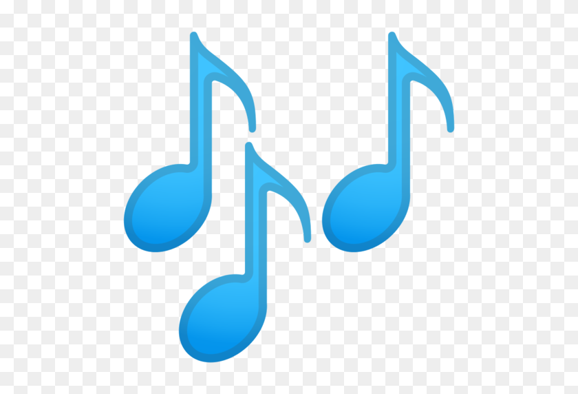512x512 Notas Musicales Emoji - Música Emoji Png
