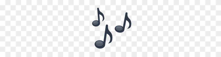 160x160 Musical Notes Emoji On Facebook - Music Emoji PNG