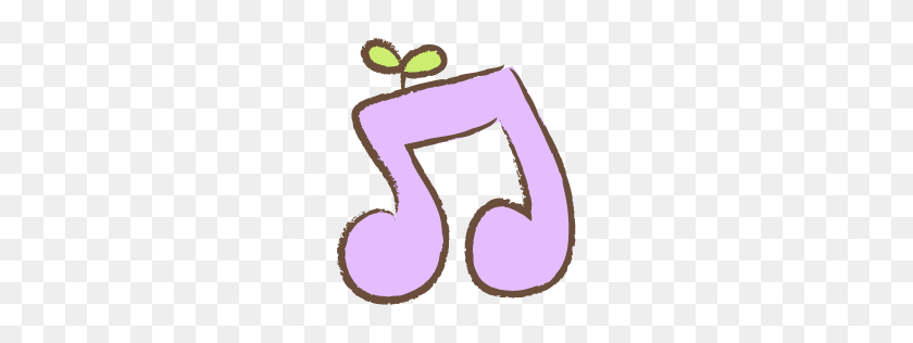 256x256 Musician Clipart Cute - Music Note Clipart PNG