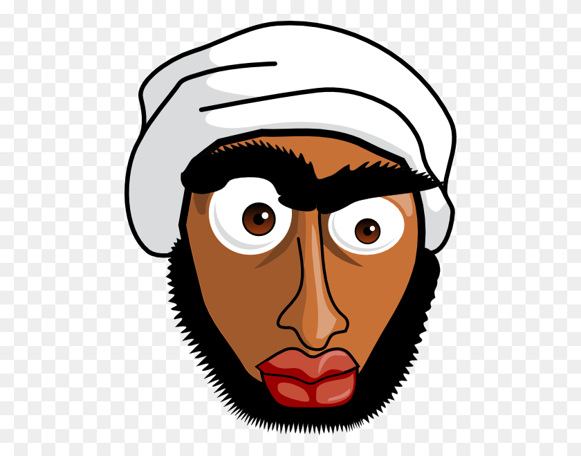 480x599 Muslim Man Clip Art - Muslim Clipart