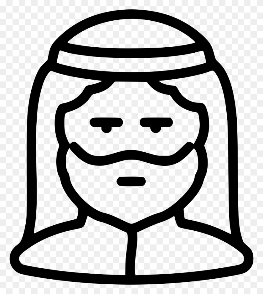 870x980 Hombre Musulmán Avatar Humano Png Icono De Descarga Gratuita - Hombre De Vitruvio Png