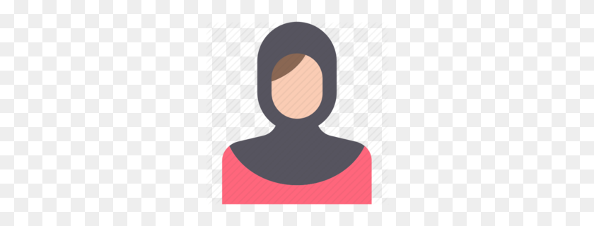 260x260 Muslim Woman Clipart - Earrings Clipart