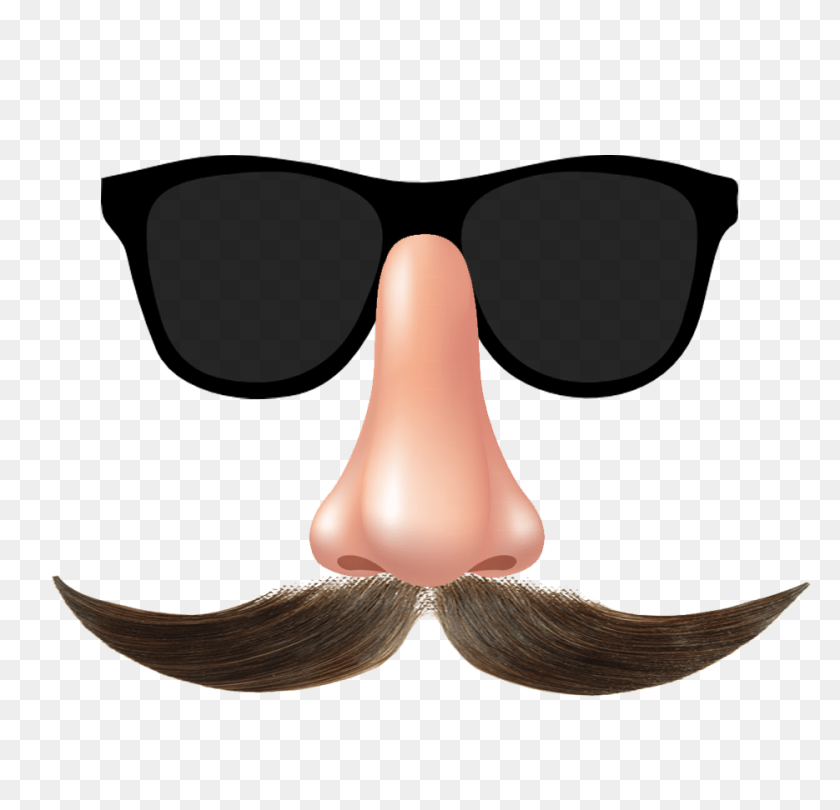 935x900 Mustache And Glasses Funny Face Transparent Image - Mustache Transparent PNG