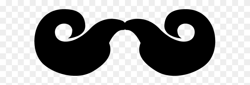 609x227 Mustache Clip Art With Clear Background Further Cartoon Mustache - Mustache Clipart PNG