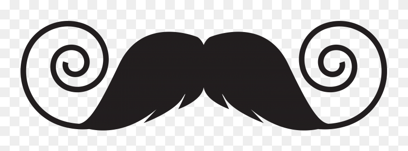 6066x1958 Mustache Png Group With Items - Handlebar Mustache PNG