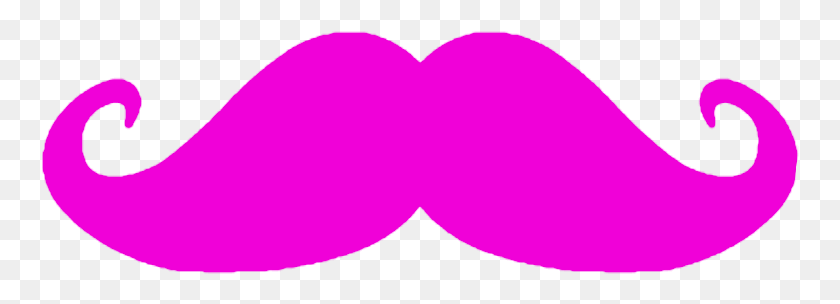 758x244 Mustache Vector Png - Purple Background PNG