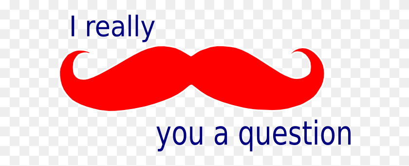 600x281 Bigote You A Question Cliparts Download - Really Clipart