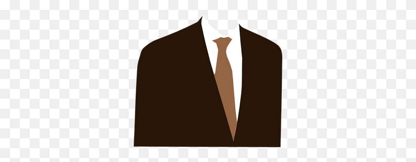 300x268 My Brown Suit Png, Clip Art For Web - Formal Clipart